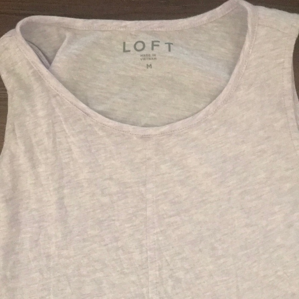 LOFT Lavender Heather Swing Tank - Picture 3 of 4